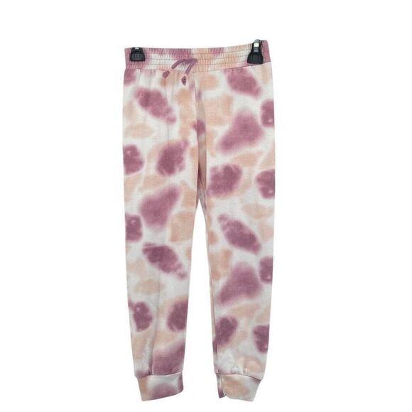 Jessica Simpson Girls Pink Tie-Dye Sweatpants Joggers Size 6 Loungewear - Picture 1 of 13